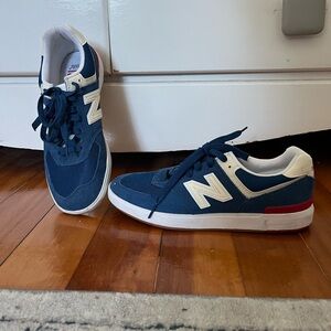 New Balance 574 lifestyle sneakers.